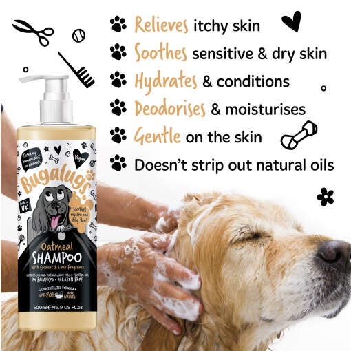 Bugalugs Oatmeal koerte šampoon | Sniffy - Parima sõbra heaks