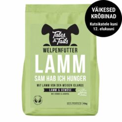 Tales & Tails monoproteiin koeratoit - pehme kuivtoit lambalihaga kutsikatele