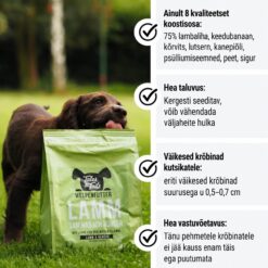 Tales & Tails monoproteiin koeratoit - pehme kuivtoit lambalihaga kutsikatele | Sniffy - Parima sõbra heaks Tales & Tails monoproteiin koeratoit - pehme kuivtoit lambalihaga kutsikatele | Sniffy - Parima sõbra heaks