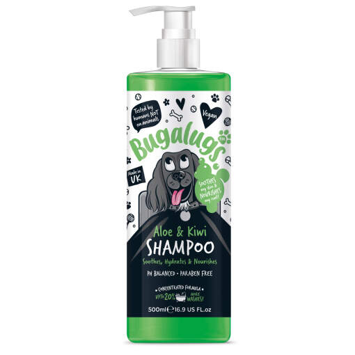 Bugalugs aaloe ja kiivi lõhnaline šampoon | Sniffy - Parima sõbra heaks