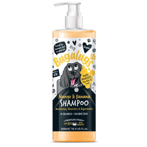 Bugalugs banaani ja mango lõhnaline šampoon | Sniffy - Parima sõbra heaks