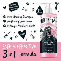 Bugalugs Raspberry Lemon Scented 3-In-1 Shampoo | Sniffy - Parima sõbra heaks Bugalugs Raspberry Lemon Scented 3-In-1 Shampoo | Sniffy - Parima sõbra heaks