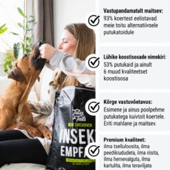 Tales & Tails Monoprotein Dog Food - Soft Dry Food From Insects | Sniffy - Parima sõbra heaks Tales & Tails Monoprotein Dog Food - Soft Dry Food From Insects | Sniffy - Parima sõbra heaks