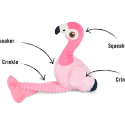 P.L.A.Y Flamingo Plush Toy for Dogs | Sniffy - Parima sõbra heaks