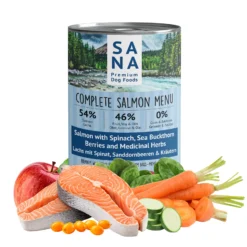 Sanadog Dog Food - Wet Food with Salmon | Sniffy - Parima sõbra heaks