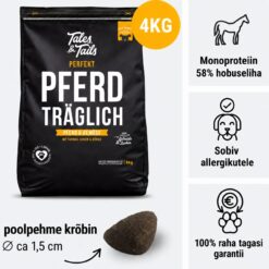 Tales & Tails Monoprotein Dog Food - Soft Dry Food with Horse Meat | Sniffy - Parima sõbra heaks