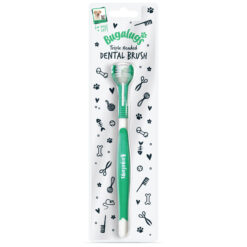 Bugalugs Triple Brush Toothbrush for Dogs and Cats - 3 Tooth Surfaces at a Time