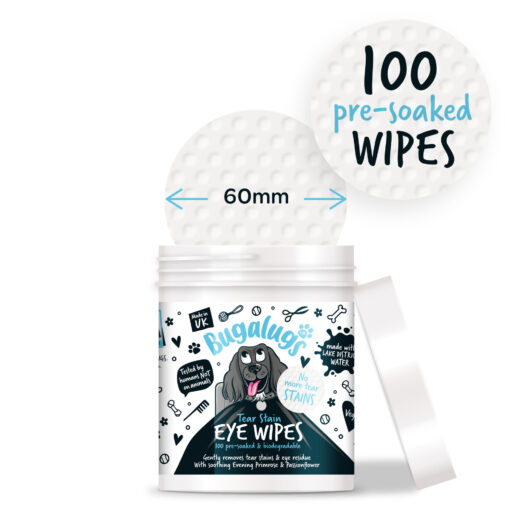 Bugalugs silmapuhastuslapid koertele – 100tk (biolagunevad, eelniisutatud) - Image 3