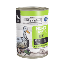 Country of Animals monoproteiin – pardilihaga koerakonserv / Duck Monoprotein Wet Food