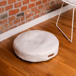 Rexproduct Coco Teddy ümmargune koera- ja kassivoodi (kreemikas) | Sniffy - Parima sõbra heaks