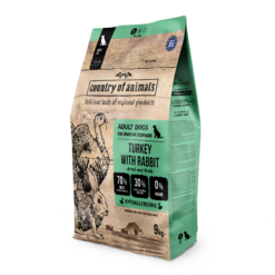 Country of Animals Kalkuni ja Jäneselihaga – kuivtoit koertele