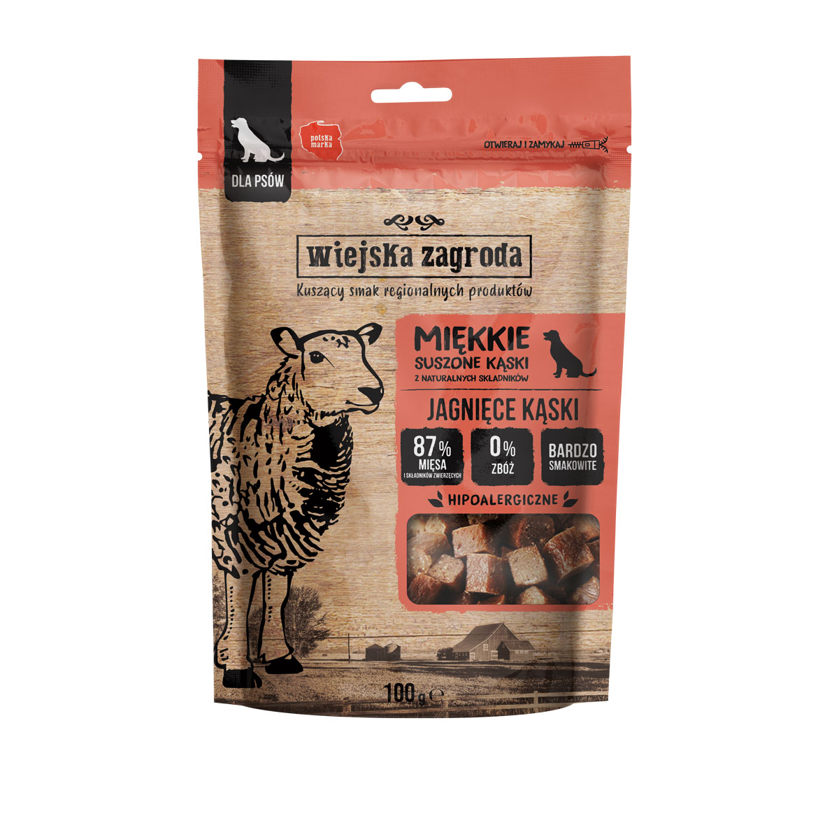 Wiejska Zagroda monoproteiin koeramaius lambalihast | Sniffy - Parima sõbra heaks Wiejska Zagroda monoproteiin koeramaius lambalihast