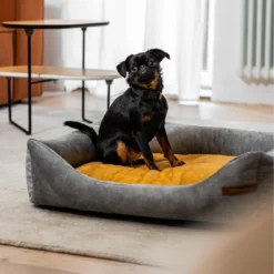 Rexproduct Frida koeravoodi – helehall + valitav madrats | Sniffy - Parima sõbra heaks