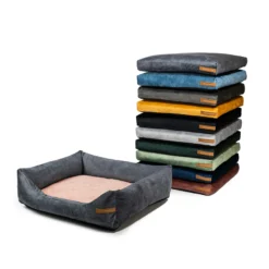 Rexproduct Frida koeravoodi – grafiit + valitav madrats