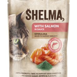 Shelma teraviljavaba kassikonserv lõhefileega ja spirulinaga kastmes
