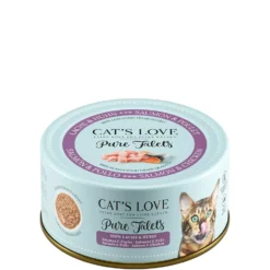Cat’s Love Pure Filets lõhe ja kanaga märgtoit kassile